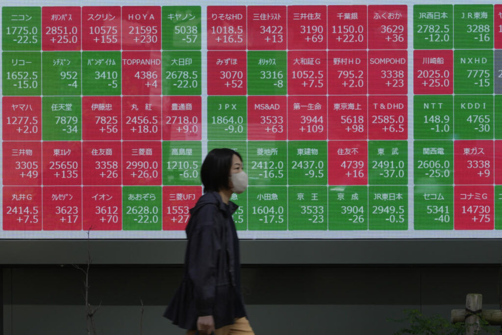 Asian shares are mixed after Wall Street suffers worst loss since Election Day