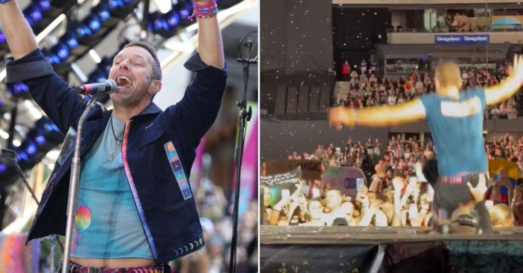 Coldplay Singer Chris Martin Falls Through Stage Trapdoor at Stadium Gig