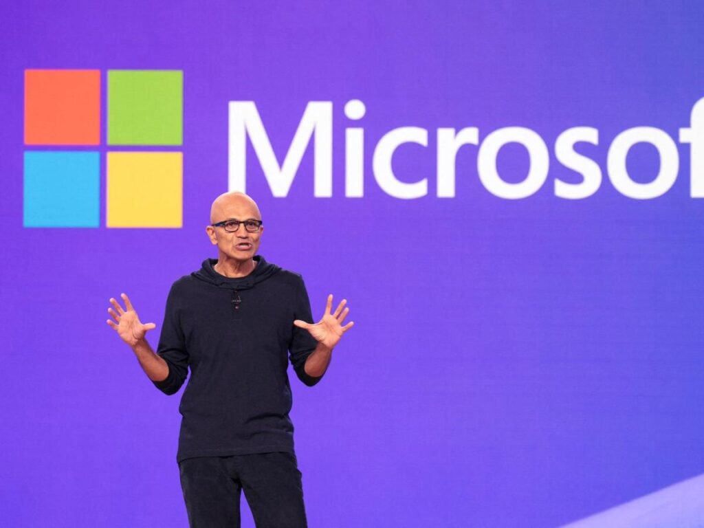 Microsoft, Meta drag tech stocks lower on concerns over AI spending