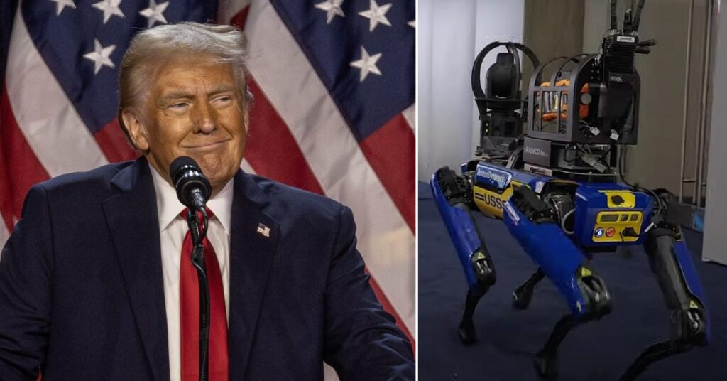 Trump’s Florida Compound is Being Patrolled By Robot Dogs