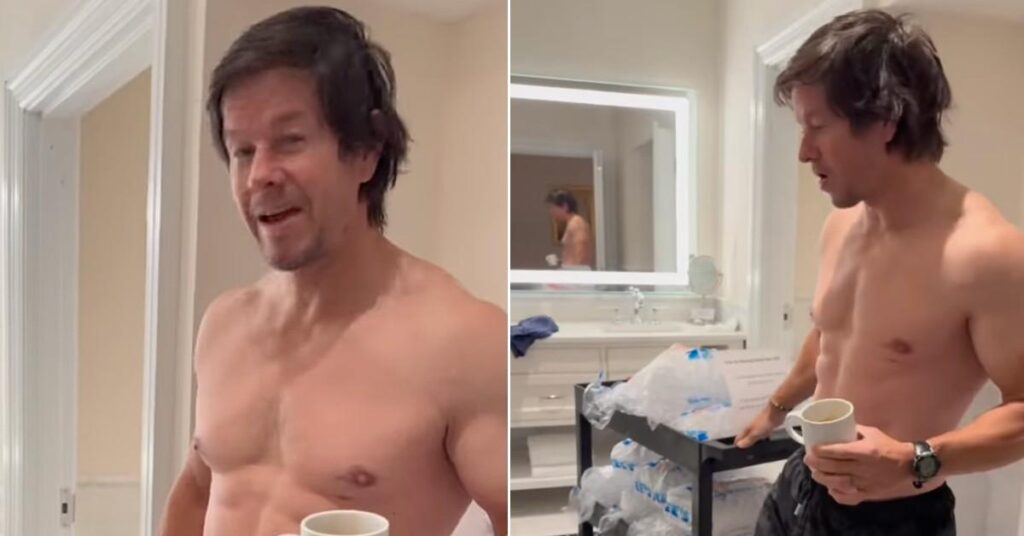 Mark Wahlberg Flaunts Carts With Ice For Latest Fitness Regime