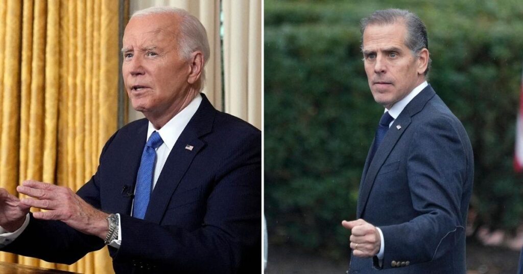 Joe Biden Accused of Extending Hunter’s Pardon to Cover Corruption