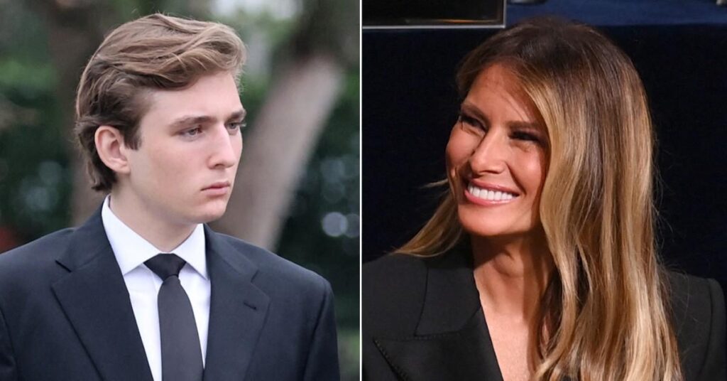 Melania Trump Praises 'Virgin' Son Barron As He Studies At NYC