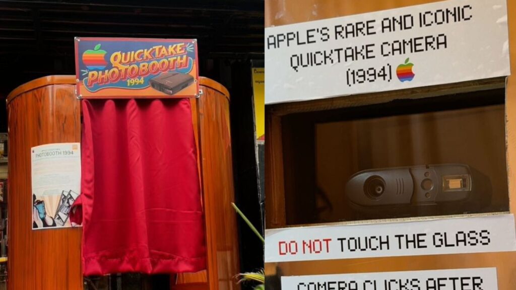 The photo booth gets a rebirth in Bengaluru… with an Apple QuickTake 100 camera | Technology News