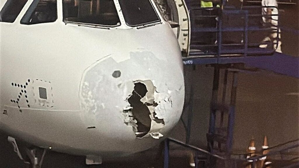 The Delhi-Srinagar IndiGo flight that hit turbulence mid-air due to inclement weather
