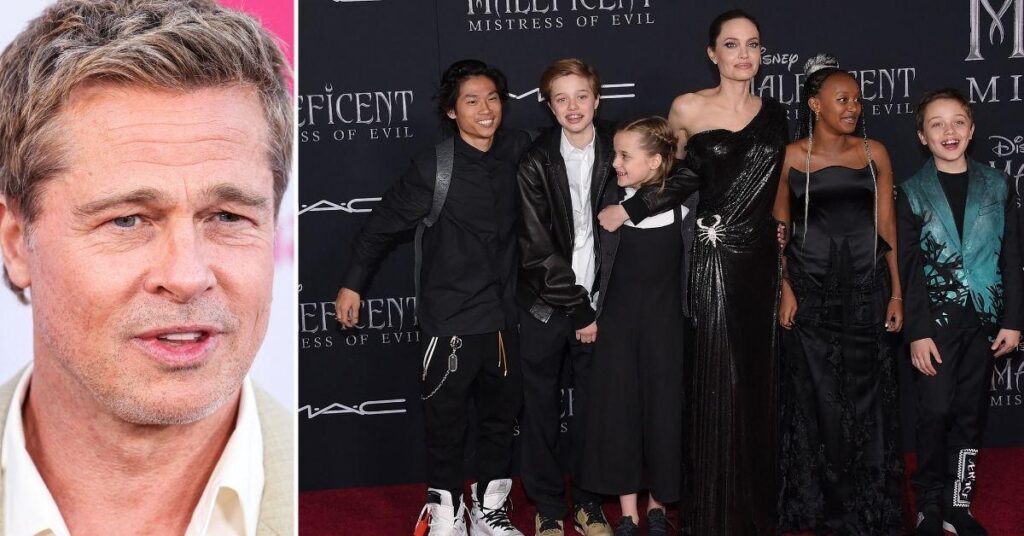 Brad Pitt Locked in to Build Bond With Estranged Twins