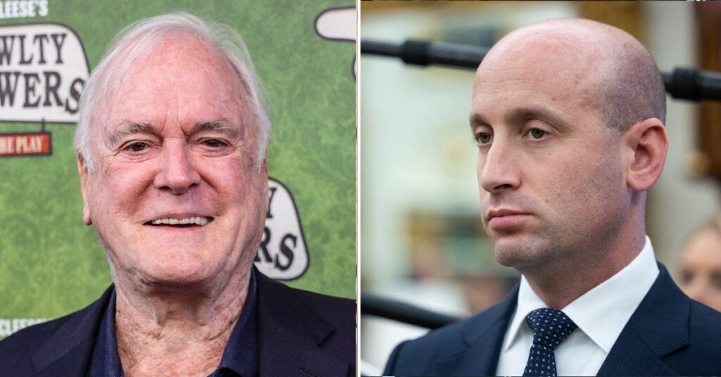 John Cleese Admits He ‘Actively Thinks About’ Hanging Stephen Miller John Cleese Admits He 'Actively Thinks About' Hanging Stephen Miller