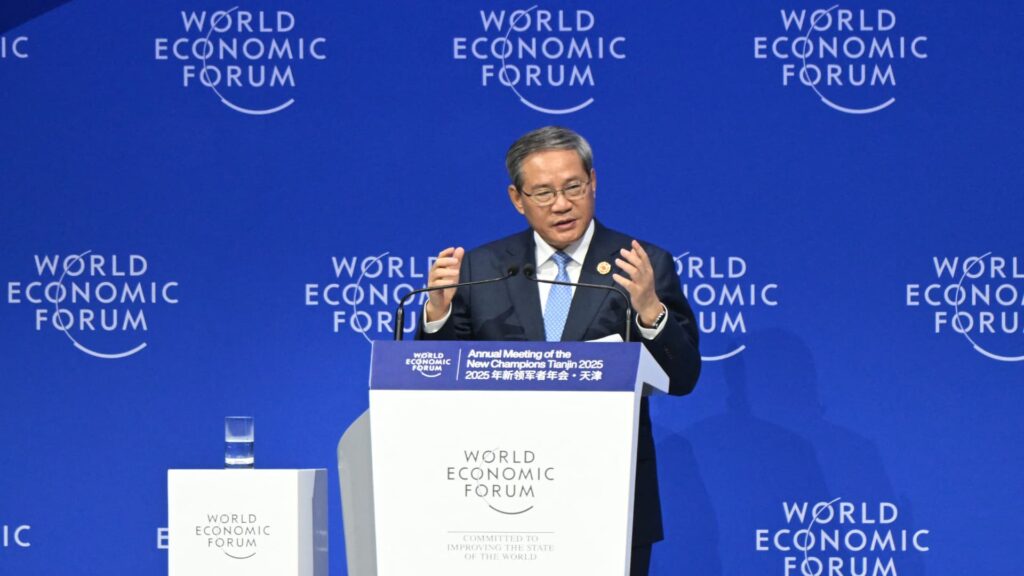 China's Li urges not to turn trade into a political or security issue
