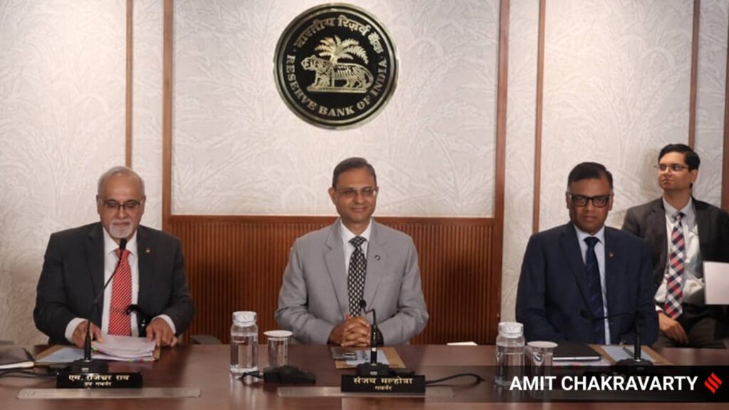 RBI Governor Sanjay Malhotra addresses following the MPC meeting