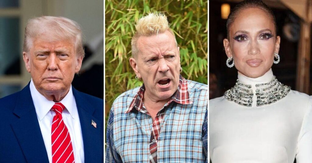 Trump and J Lo Teamed Up to Take Down Sex Pistols Legend