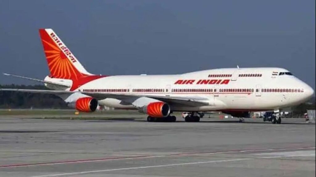 The flight departed from Hong Kong at 12.16 pm (local time) and was scheduled to land in Delhi at 12.20 pm IST.