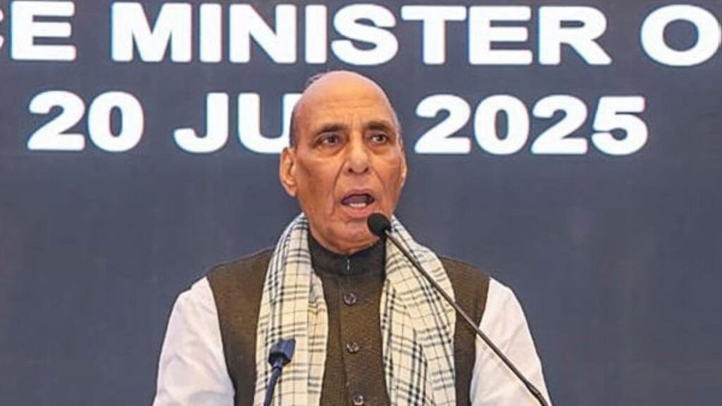 ‘Showed Pakistan its ‘1,000 cuts’ policy will not succeed’: In J-K, Rajnath Singh says Operation Sindoor was a warning | India News