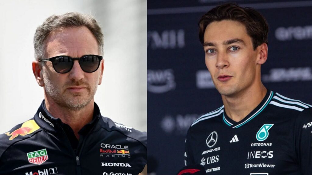 Christian Horner argues George Russell deserved punishment after Oscar Piastri’s Silverstone penalty