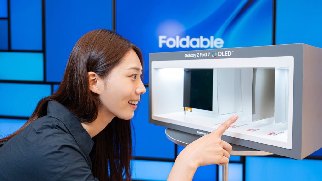 The durability of the OLED panel was conducted by Bureau Veritas. (Image: Samsung)