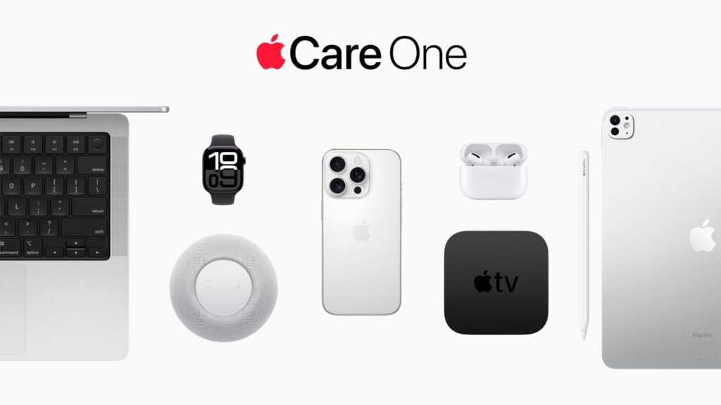 users can enroll in AppleCare One in an Apple Store or from their iPhone, iPad, or Mac starting on July 24 (Image: Apple)