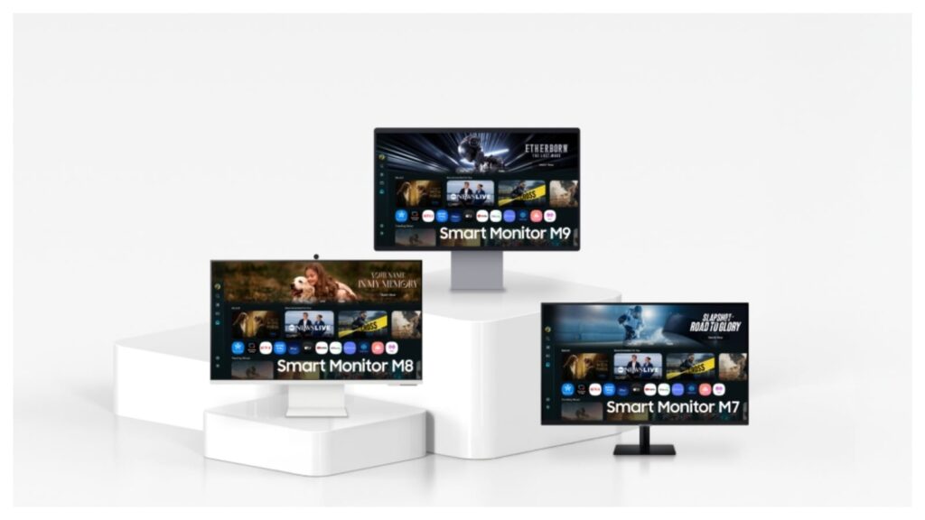 The M9 monitor is set to be the first in the Smart Monitor family to be equipped with QD-OLED technology. (Image credit: Samsung)