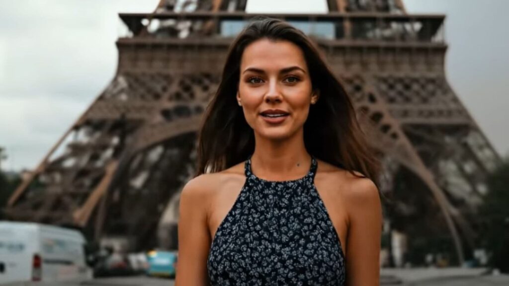 Still from an AI-generated clip created using Google's Veo 3 Fast.