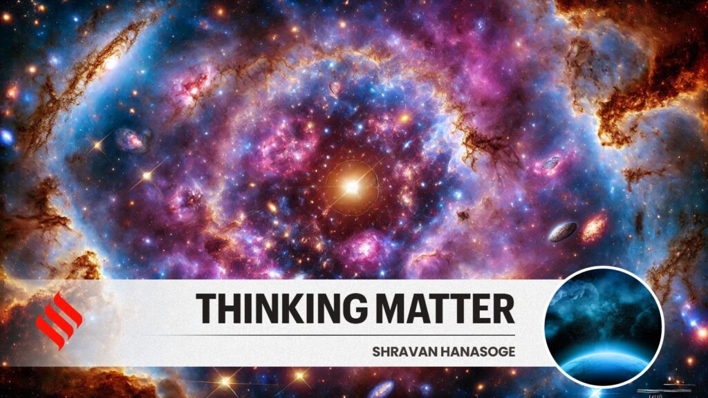 The cosmic beauty of the early universe full of stars, glowing nebulae, and the ancient light from the Big Bang. (AI-generated image/DALLE)