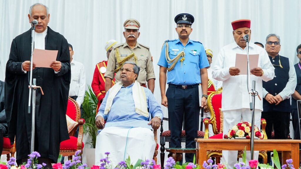 Justice Vibhu Bakhru sworn in as new Chief Justice of Karnataka High Court; Acting Chief Justice V Kameswar Rao leaves for Delhi High Court | Bangalore News