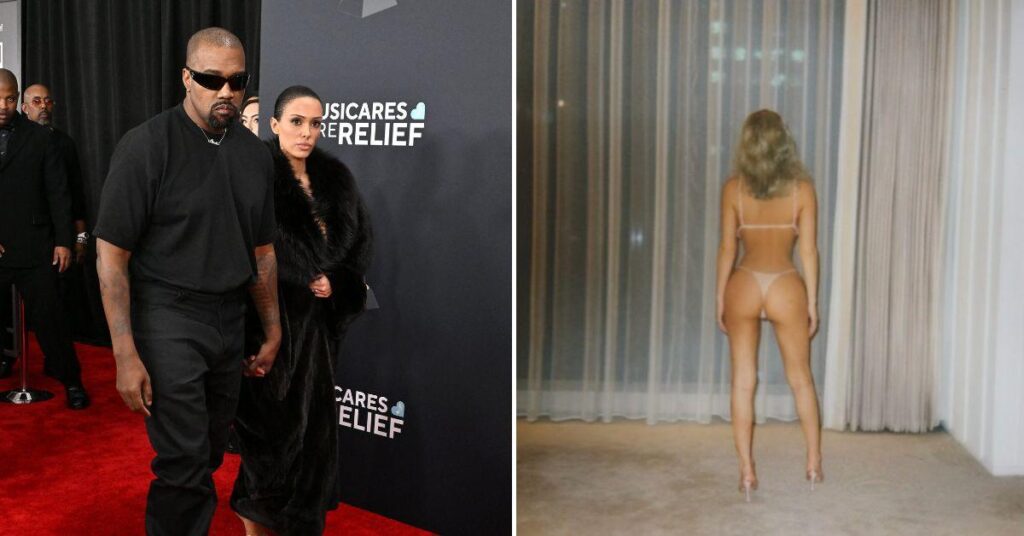 Bianca Censori Bares It All In New Photos Wearing Just A Bra And Thong