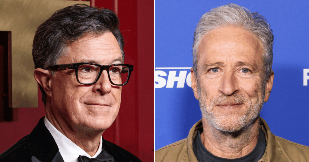 Jon Stewart and Stephen Colbert's Jobs at Risk Amid Paramount Merger