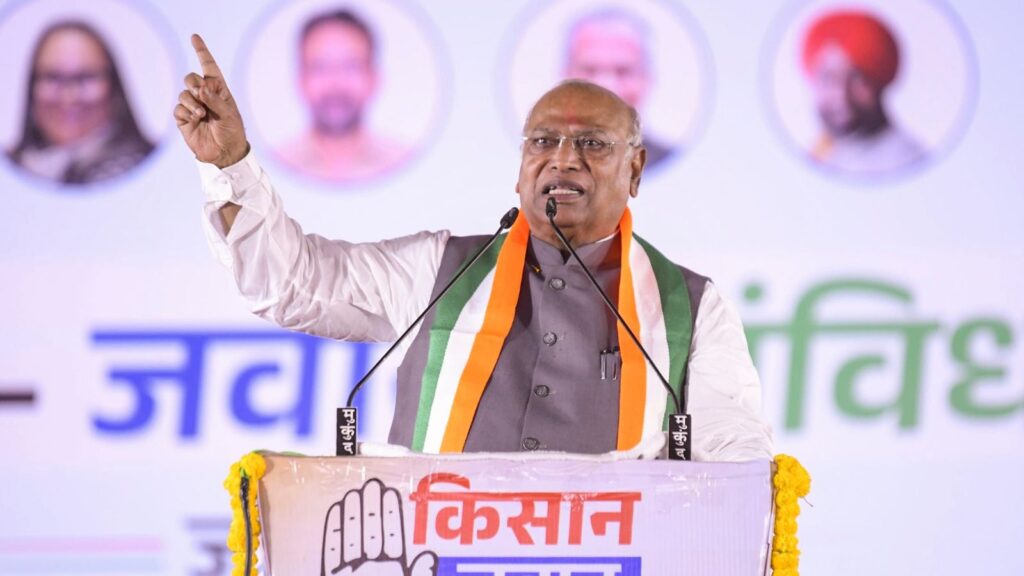Corporates coming to loot resources, Modi, Shah supporting them: Kharge in Chhattisgarh | India News