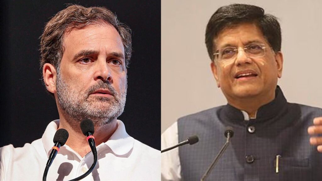 PM will bow before Trump deadline on trade deal: Rahul; Goyal hits back | India News
