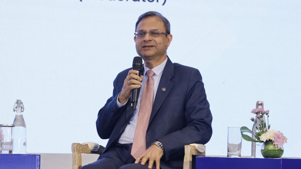 RBI Governor Sanjay Malhotra at FE BFSI Summit in Mumbai on Friday