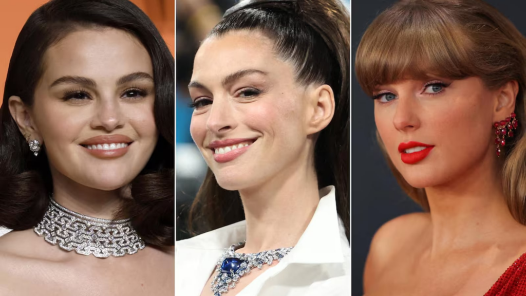 Meta developed dozens of flirty chatbots using the names and likenesses of celebrities including Selena Gomez, Anne Hathaway, and Taylor Swift without their consent. (Image Source: Reuters)