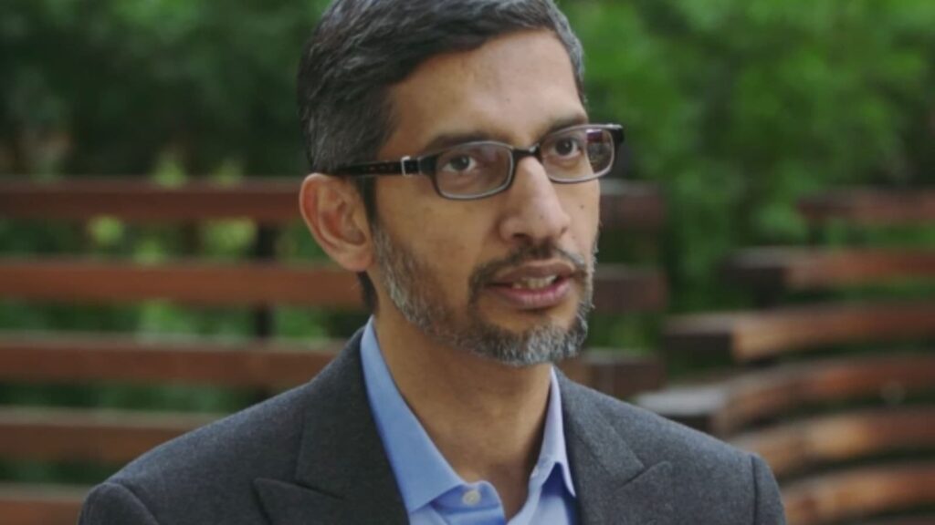 Google CEO Sundar Pichai.