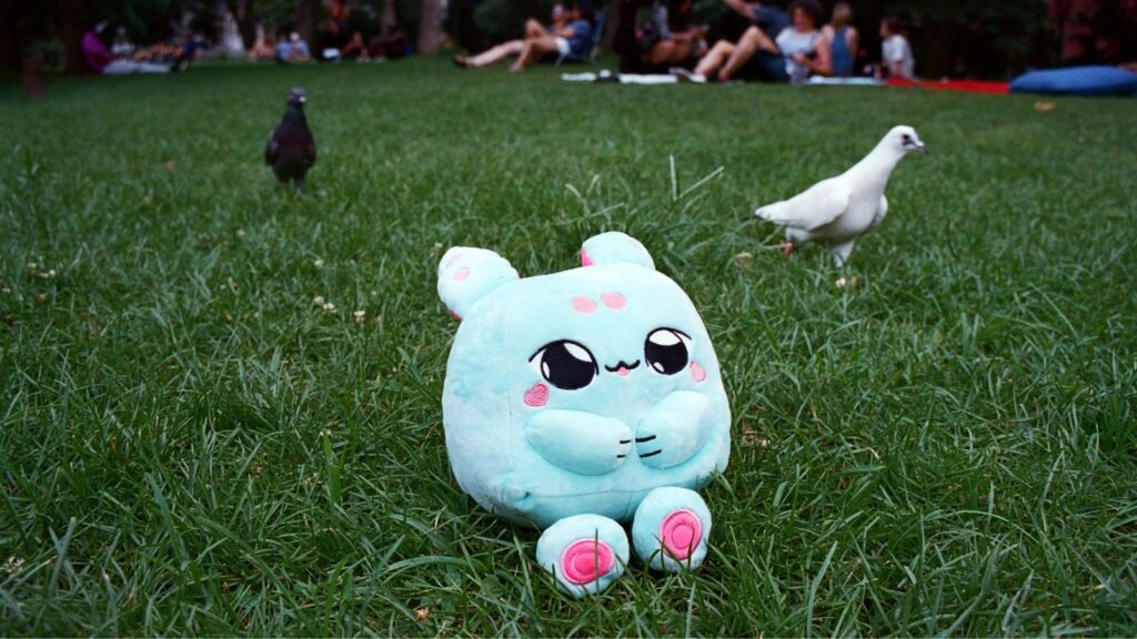 They’re stuffed animals. They’re also AI chatbots. | Technology News Grem, a smiling plushie with a WiFi-enabled voice box, is displayed for a photo in an incongruous setting in New York on July 26, 2025.