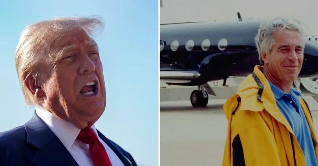 Trump 'Wept Under His Bed Covers' to Pal Epstein