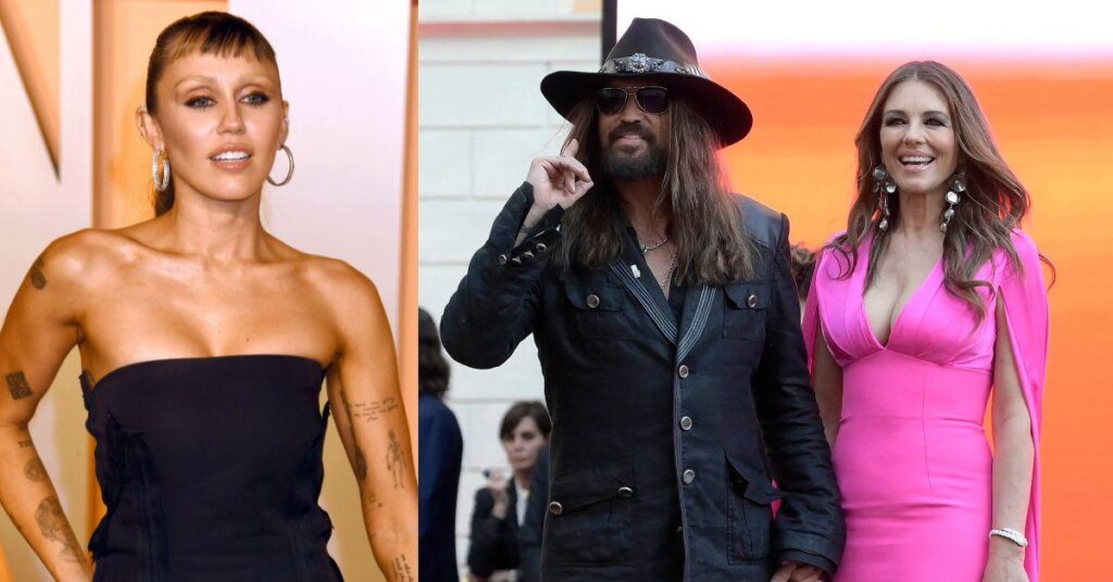 Elizabeth Hurley Helped Billy Ray Cyrus Reconcile With Daughter Miley