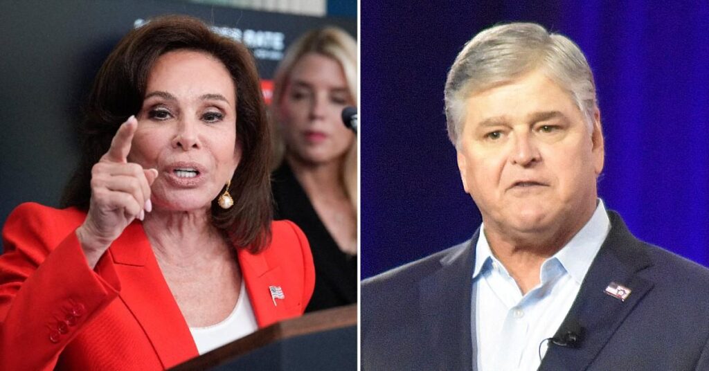 Jeanine Pirro Brands Sean Hannity 'An Egomaniac' In Leaked Text Messages