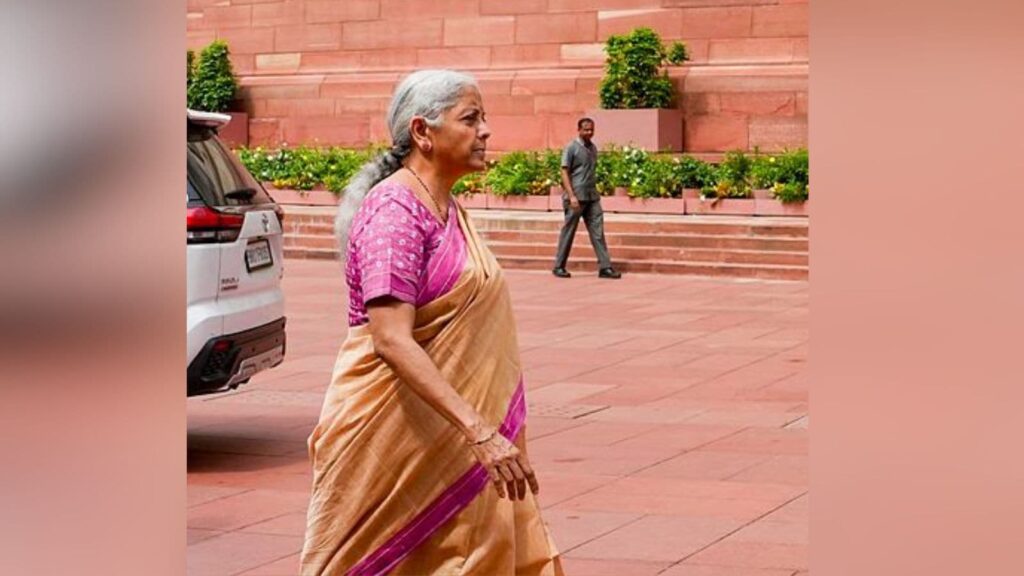 New Delhi: Union Finance Minister Nirmala Sitharaman during the Monsoon session of Parliament, in New Delhi, Monday, Aug. 11, 2025. (PTI Photo/Arun Sharma) (PTI08_11_2025_000030A)