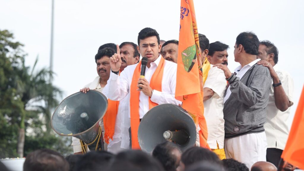 ‘Urban Naxals’ plan, executed by Congress’: Tejasvi Surya, right-wing leaders slam Mysuru Dasara invite to Banu Mushtaq | Bangalore News