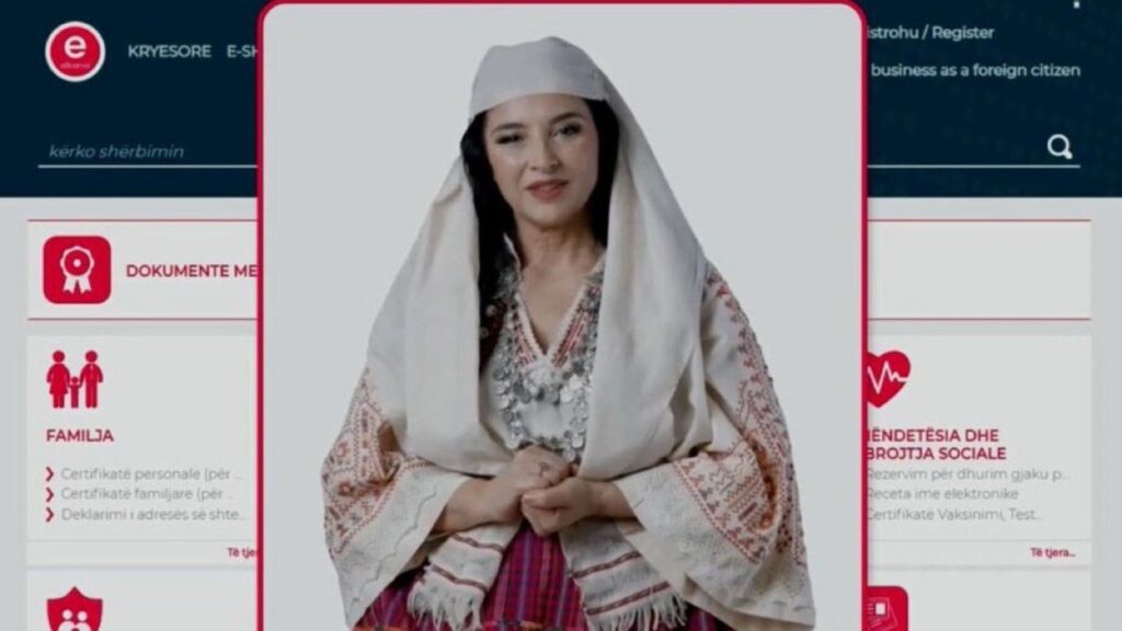 Diella, the AI government minister, will oversee procurement and public contracts. (Image via X/@kosovo_update)