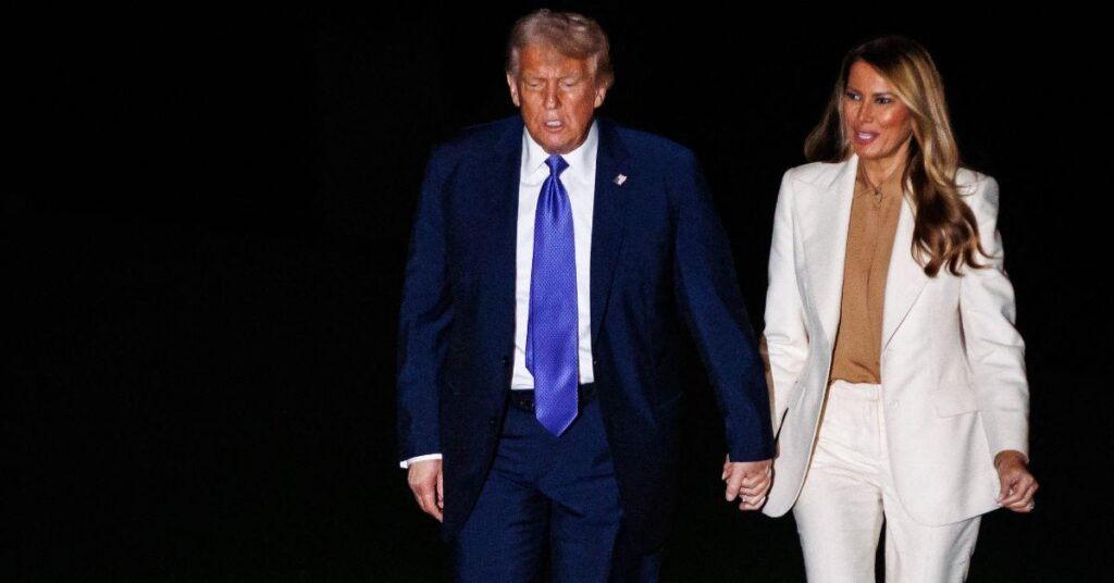 Trump 'Wags His Finger' at Melania 'Heated' Argument Caught On Tape