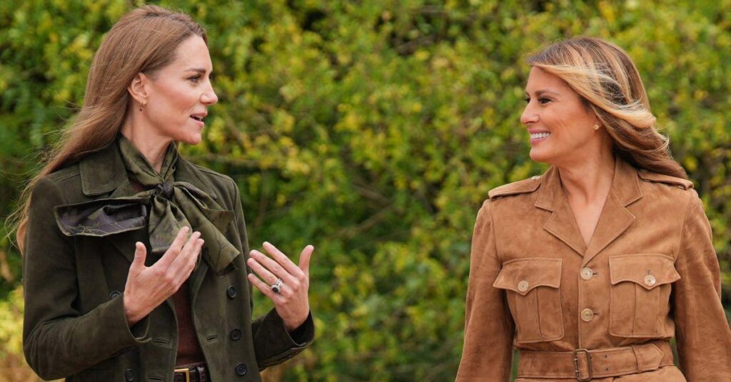 Kate Middleton's 5 Secret Words to Melania Trump Revealed by Lip Reader