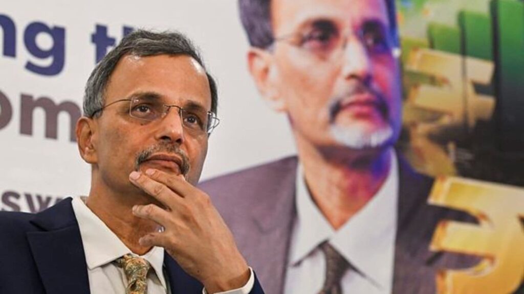 Kolkata: Chief Economic Advisor V Anantha Nageswaran addresses the gathering during the 'India@3: The Road to Becoming the World's Third Largest Economy' event organised by MCCI, in Kolkata, Thursday, Sept. 18, 2025. (PTI Photo)(PTI09_18_2025_000144B)