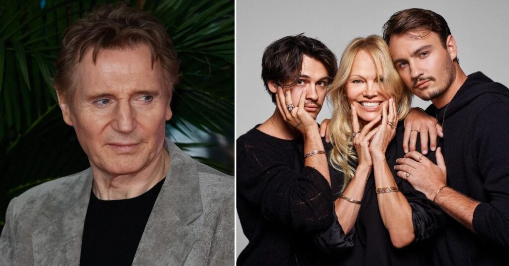 Pamela Anderson's Sons 'Petrified' Liam Neeson Will Leave Her Heartbroken