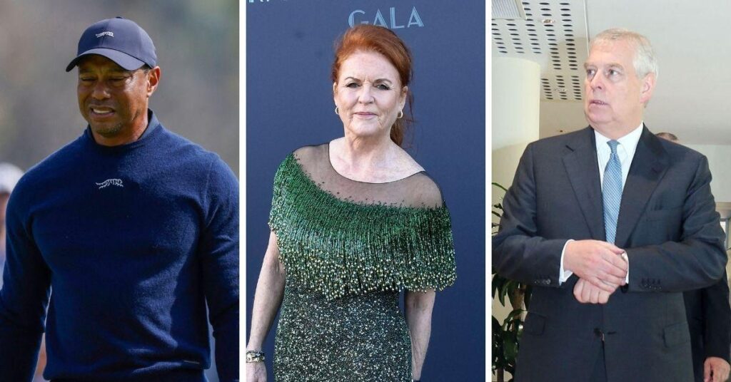Prince Andrew Seething Over Sarah Ferguson Tiger Woods Claim