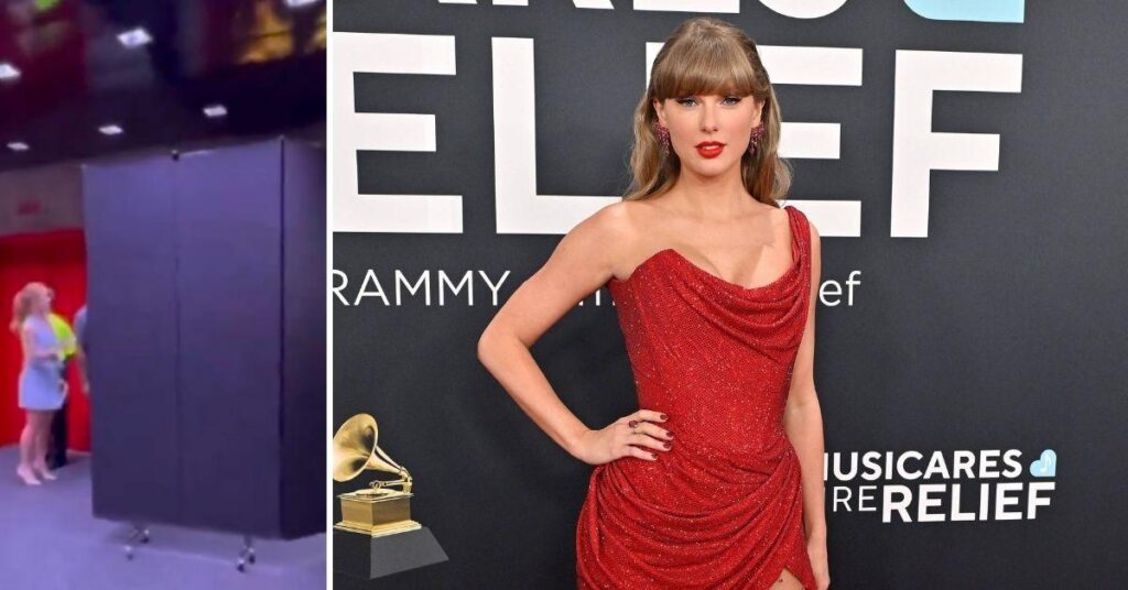 Taylor Hid Behind Bulletproof Screen At NFL Game Amid Security Fears