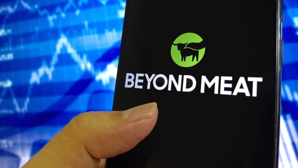 Beyond Meat shares slash gains, briefly dipping into the red