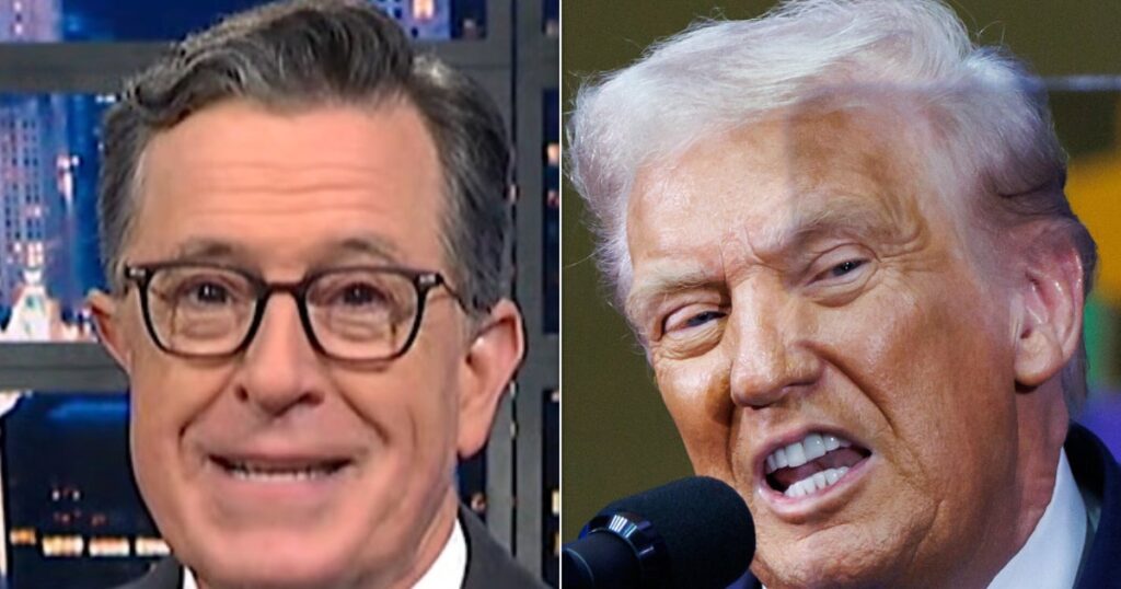 Stephen Colbert Shows What 1 Ally ‘Literally’ Just Did To Trump