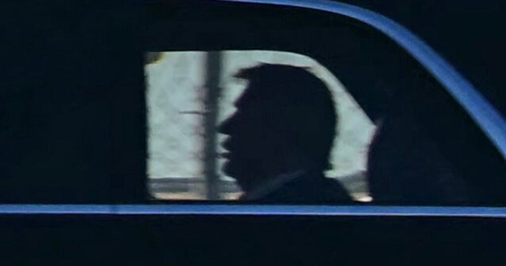 Trump’s Limo Ride Had A Strange Moment, And Everyone Could See It