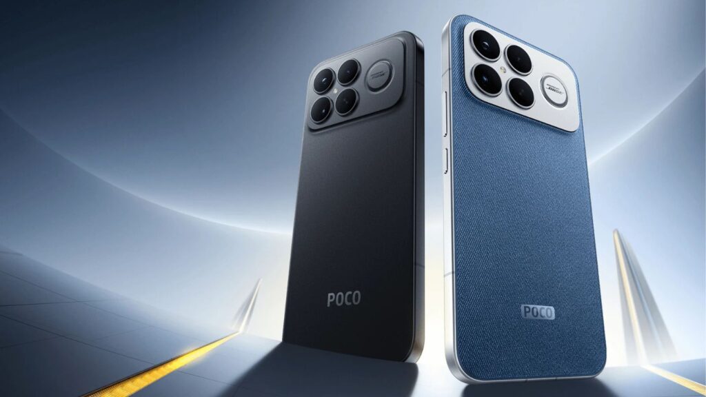 The two phones were announced alongside a pair of sub-$400 tablets, the Pad X1 and Pad M1, both of which lean on high-resolution displays and Dolby Atmos speakers to serve as good-value entertainment options. (Image: Poco)