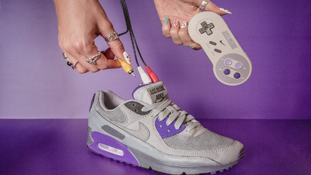 Designer turns Nike sneakers into a fully playable Super Nintendo console | Technology News SNES