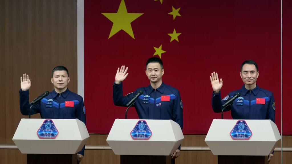 The Shenzhou-20 crew's return “marked the first successful implementation of an alternative return procedure in the country's space station program history,” according to state news agency Xinhua. (Image: Reuters)