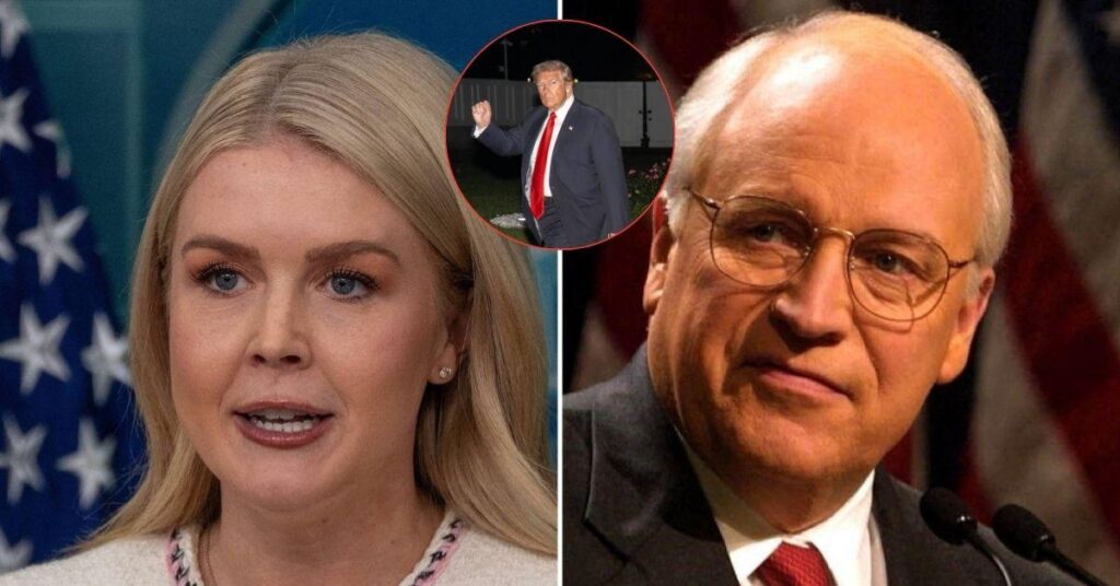 Dick Cheney's Death Gets Stone Cold Response From Karoline Leavitt